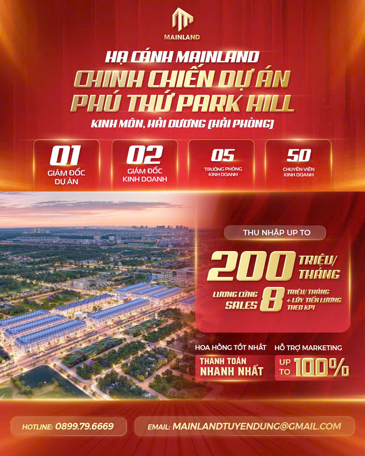 tuyển sales bds hải dương hải phòng