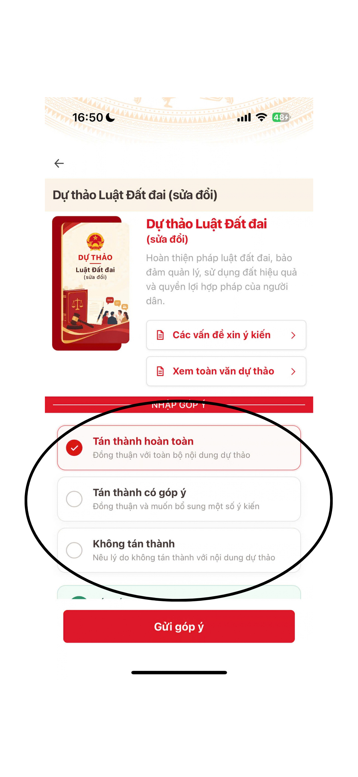 gui-y-kien-tren-ung-dung-vneid-b4-lua-chon-muc-do-tan-thanh